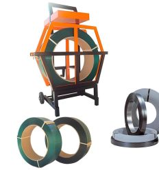 chariot pour feuillard PET et trancanné
