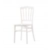 Chaise Napoleon de face blanche