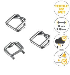 Boucle en acier pour feuillard