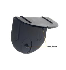 Coin parafeuillard plastique avec picots