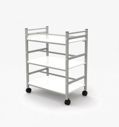 Chariot à livre 3 tablettes
