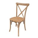 Photo : Chaise de réception crossback empilable
