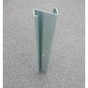 Photo : Manchon de réparation pour poteau de signalisation 80 x 40 mm