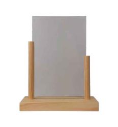 Porte menu de table bois Format A4