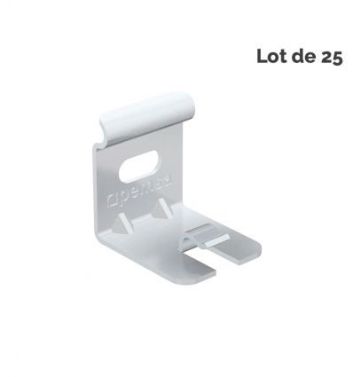 Support mural chemin de câble fil - Lot de 25