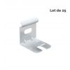 Support mural chemin de câble fil - Lot de 25