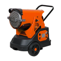 Photo : Chauffage industriel radiant mobile au fioul Modèle 1 - 20/40 m² - Sans