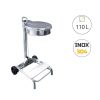Support sac poubelle en inox avec roues