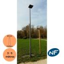 Photo : Mât d'éclairage cylindro-conique en acier 3 m - Sans - Sans