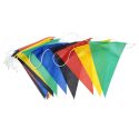 Photo : Guirlande drapeau triangle multicolore Plastique - 10 flammes - 5m