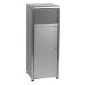 Photo : Poubelle snack inox 50 L - Sans
