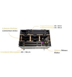 Kit Flightcase complet Showtex