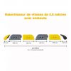 Ralentisseur routier 70 mm de hauteur