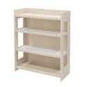 Photo : Présentoir pharmacie en bois 1,2 m - Bois naturel verni
