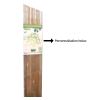 Personnalisation totem signalétique bois