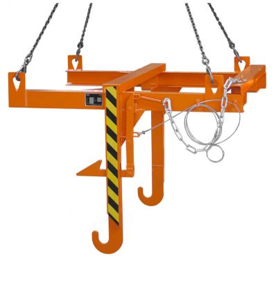 Palonnier pour bac de chantier 1000 L équipé tourillon