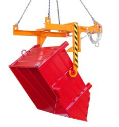Palonnier pour déversement simplifié du bac de chantier