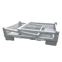 Photo : Caisse palette grillagée pliable