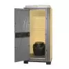 Toilette de chantier avec bac amovible 70 litres beige