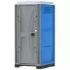 WC de chantier avec bac amovible bleu