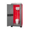 WC de chantier raccordable rouge
