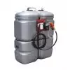 Cuve gasoil, fuel et GNR 1000 litres PEHD avec groupe pompe 230 V, pistolet automatique, filtre, 60 l/min