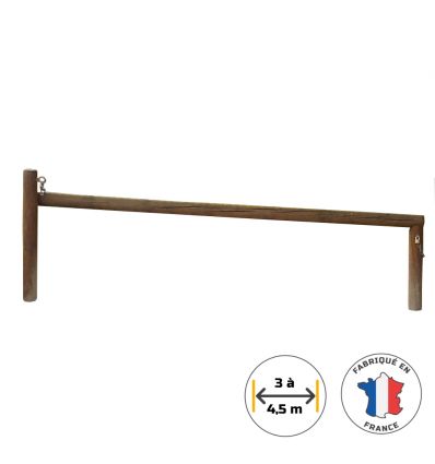 Barrière pivotante bois simple battant