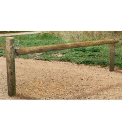 Barrière pivotante bois simple battant