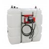 Cuve gasoil 1500 litres PEHD intérieur avec groupe de transfert