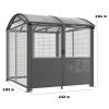 Dimensions abri vélo - module inital