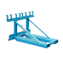 Photo : Élévateur de conteneur poubelle Bleu clair RAL 5012 - 1070 mm (2 poubelles de 360 L max ou 1 poubelle de 1100L )