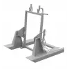 Basculeur de conteneur gris