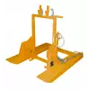 Basculeur de conteneur jaune avec dispositif de basculement par câble