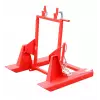 Basculeur de conteneur rouge