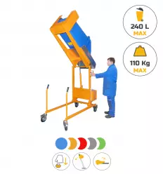 Basculeur de poubelle mobile