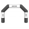 Arche d'arrivée gonflable noir