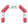 Arche d'arrivée gonflable rouge