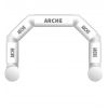 Arche gonflable sur mesure blanche