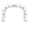 Arche gonflable sur mesure blanche