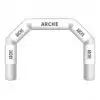 Arche gonflable sur mesure blanche