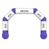 Arche gonflable sur mesure bleue