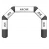 Arche gonflable sur mesure noire