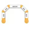 Arche gonflable sur mesure orange