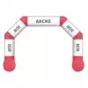 arche gonflable publicitaire rouge
