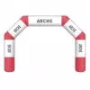 arche gonflable publicitaire rouge