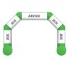 arche gonflable publicitaire verte