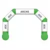 arche gonflable publicitaire verte