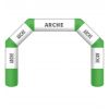 arche gonflable publicitaire verte