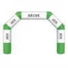 arche gonflable publicitaire verte