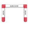 Arche gonflable personnalisable rouge